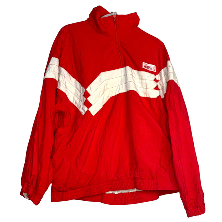SUDADERA DEPORTIVA WINSTON ROJO CON BLANCO