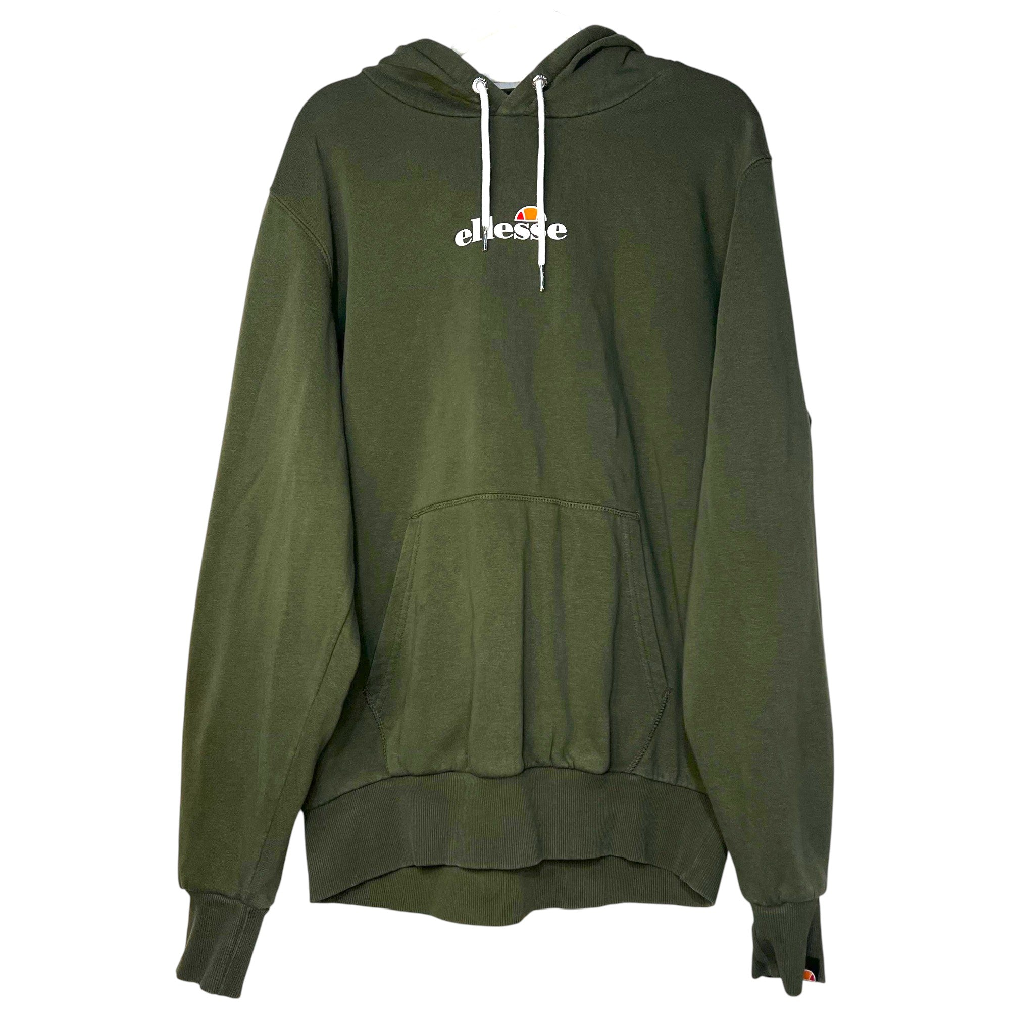 SUDADERA CON CAPUCHA ELLESSE VERDE OSCURO