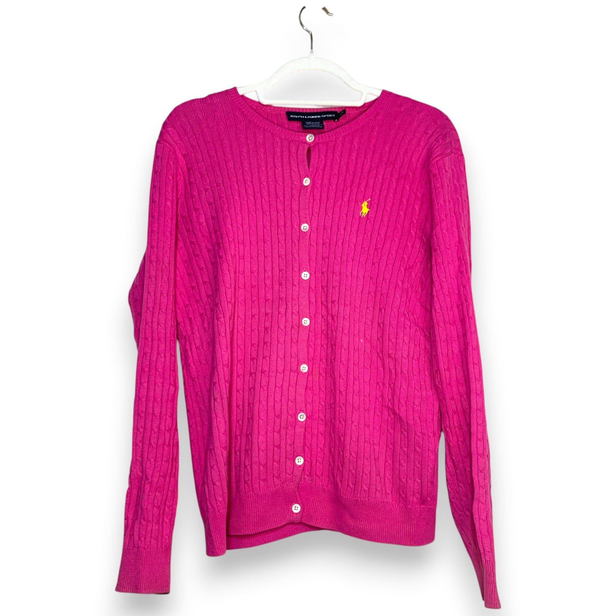 JERSEY RALPH LAUREN SPORT ROSA FUCSIA TALLA L