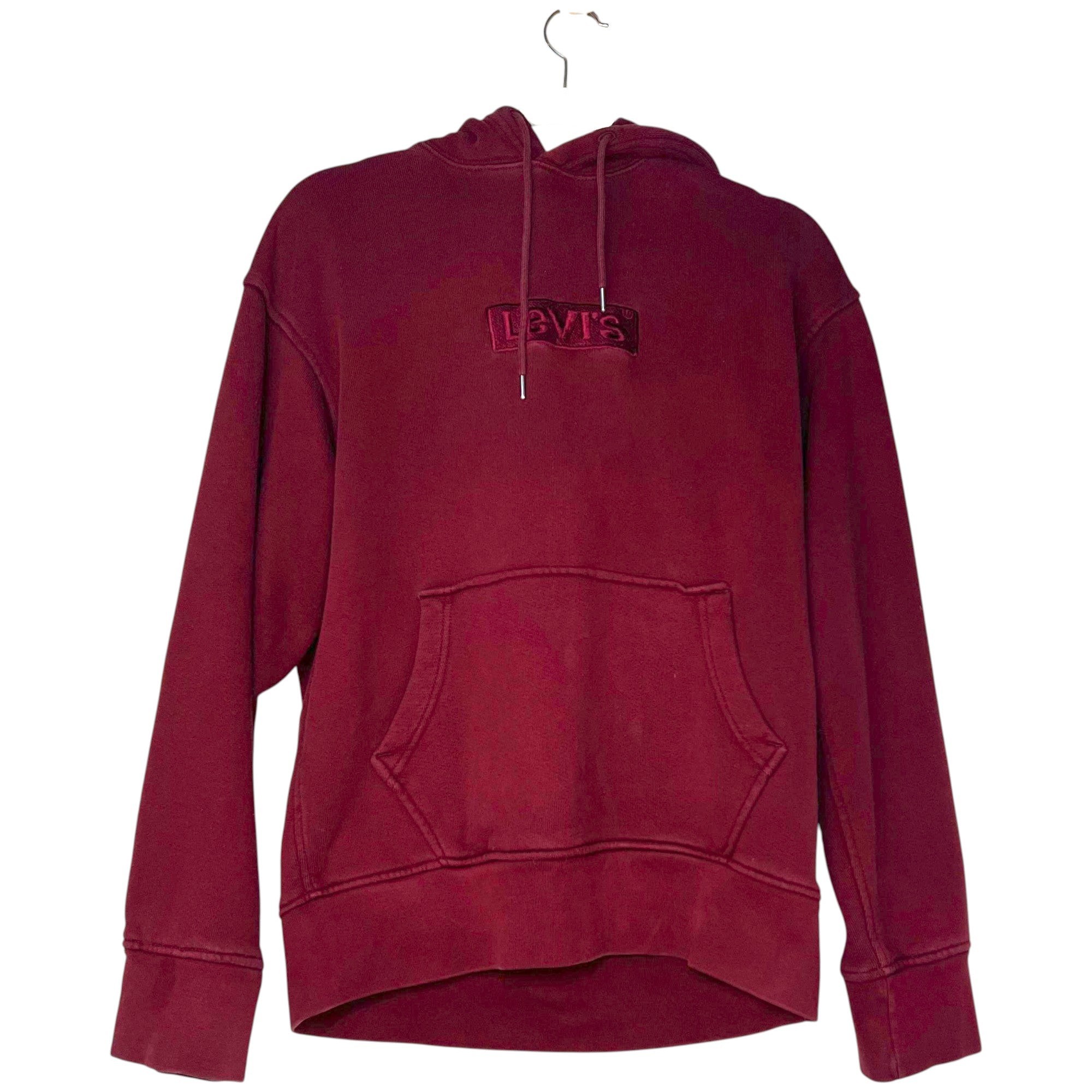 SUDADERA LEVI'S CON CAPUCHA BURDEOS VINTAGE