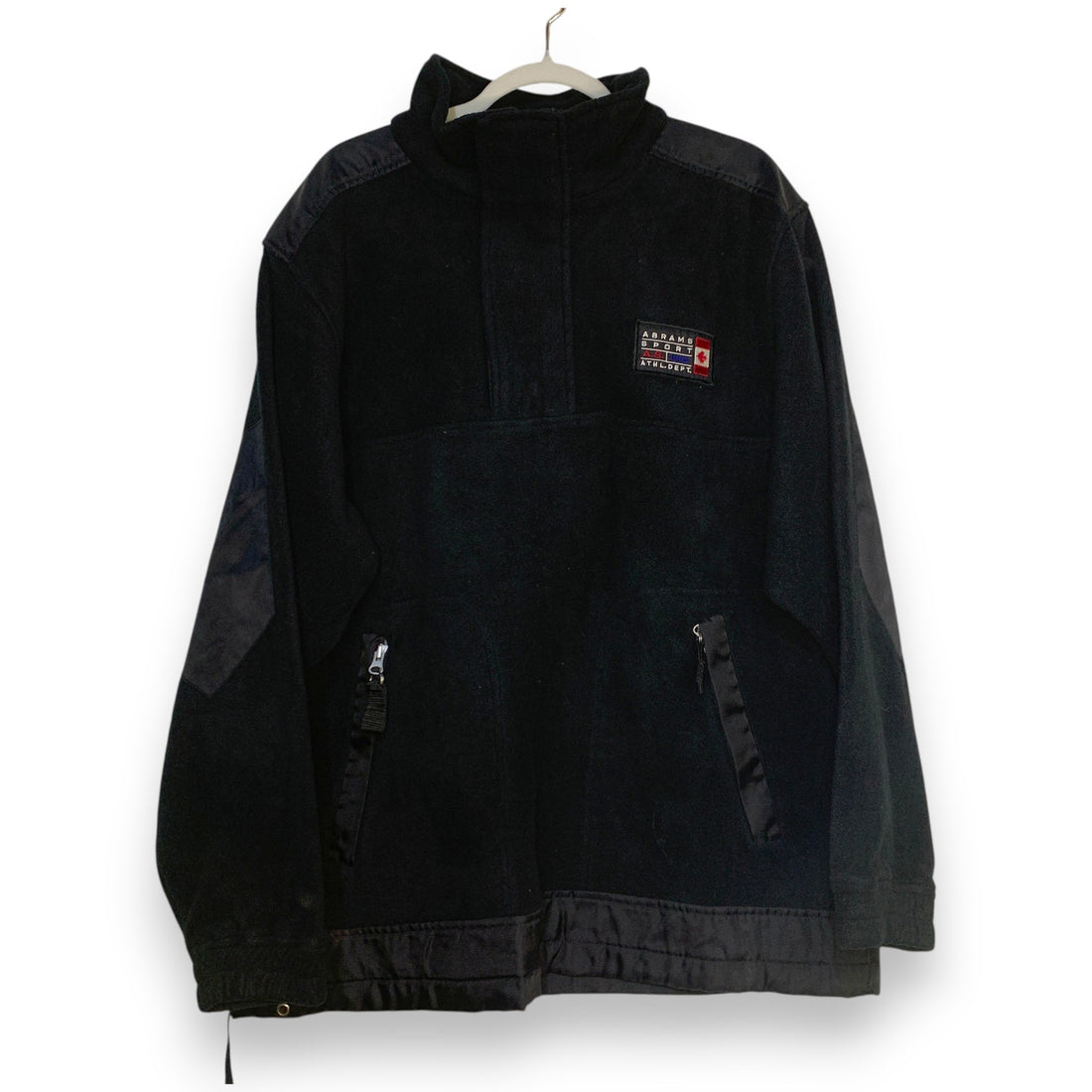 CHAMARRA ABRAMS SPORT FLEECE 1/4 ZIP NEGRO TALLA M