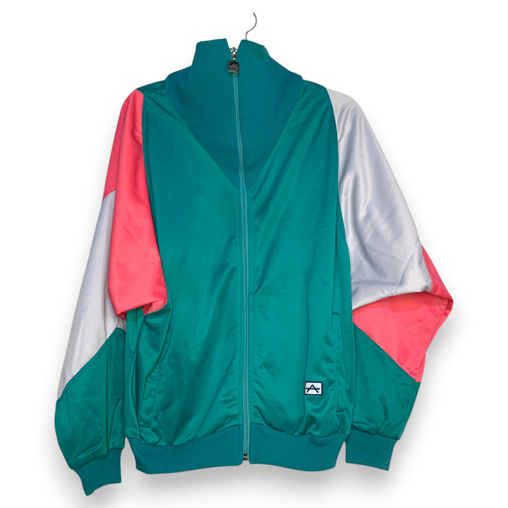 CHAQUETA ATHLET A DEPORTIVA TRACK JACKET TURQUESA PASTEL MULTICOLOR TALLA XL DAMAS