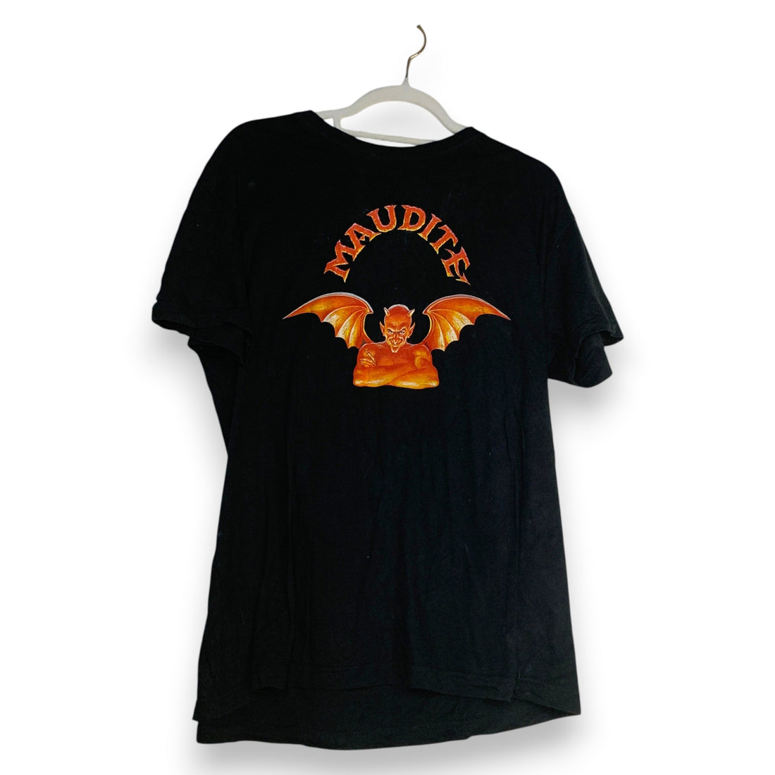 CAMISETA SOL'S "MAUDITE" DEMON BAT NEGRO