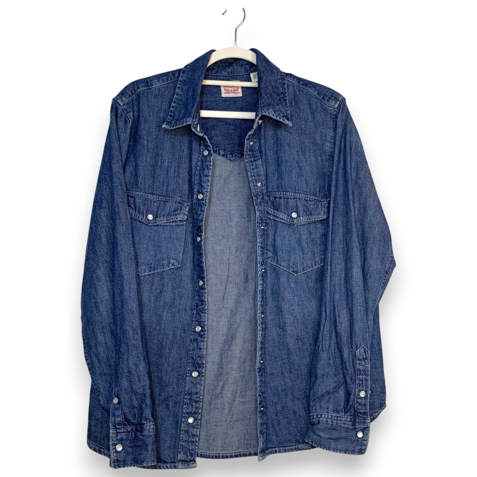 CAMISA LEVI'S DENIM WESTERN AZUL MEDIO TALLA L