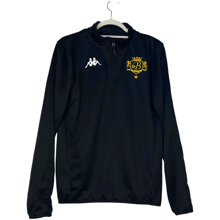 SUDADERA KAPPA NEGRA "BALDER" PERSONALIZADA