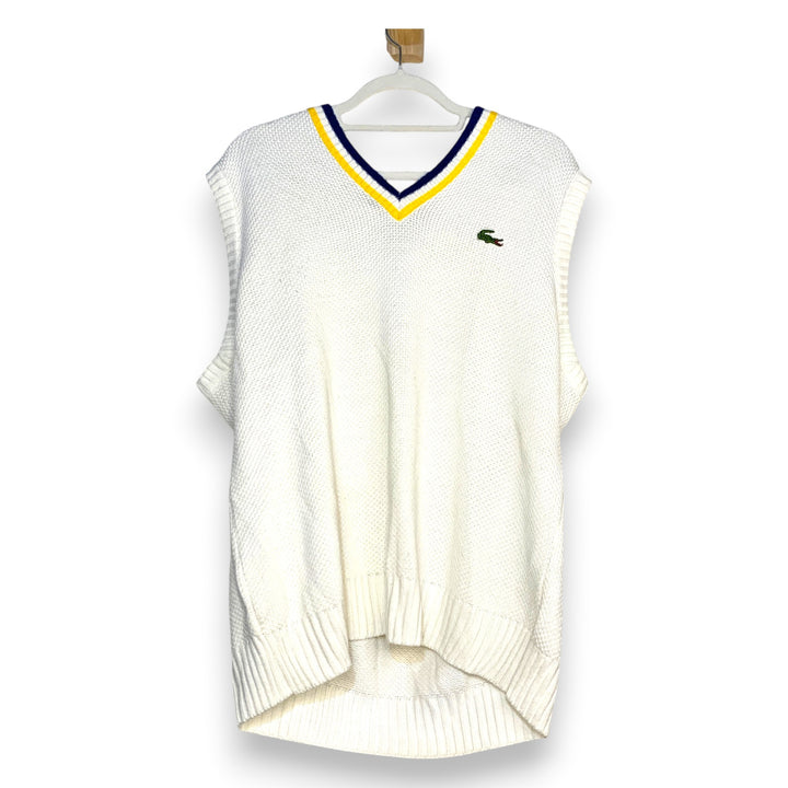 JERSEY LACOSTE BLANCO TALLA M