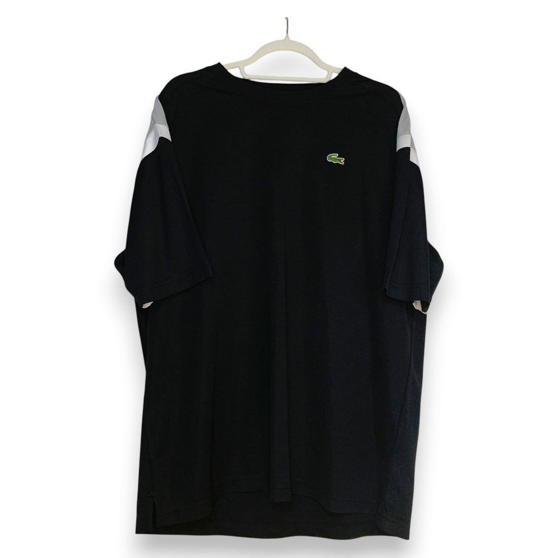 CAMISETA DEPORTIVA LACOSTE NEGRO TALLA L