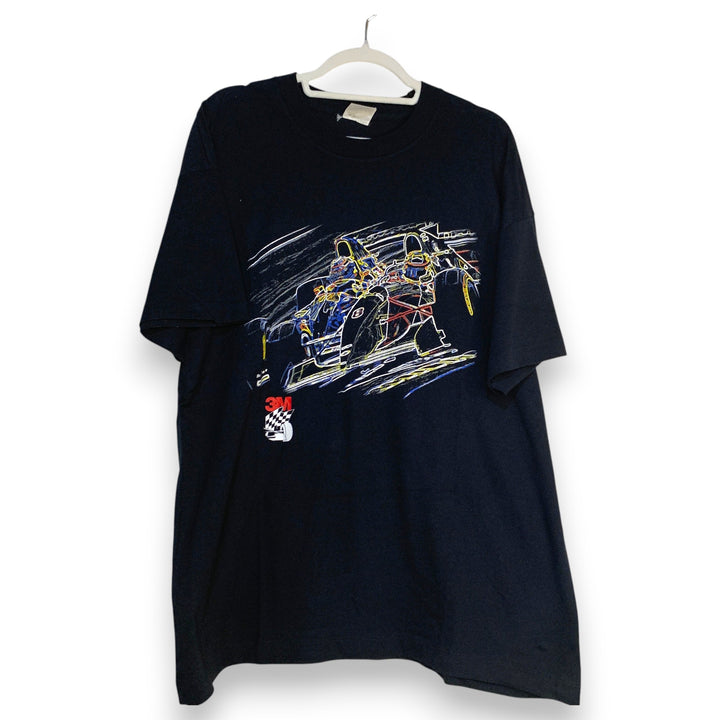 CAMISETA VINTAGE INDYCAR / FÓRMULA 3M NEGRA TALLA L