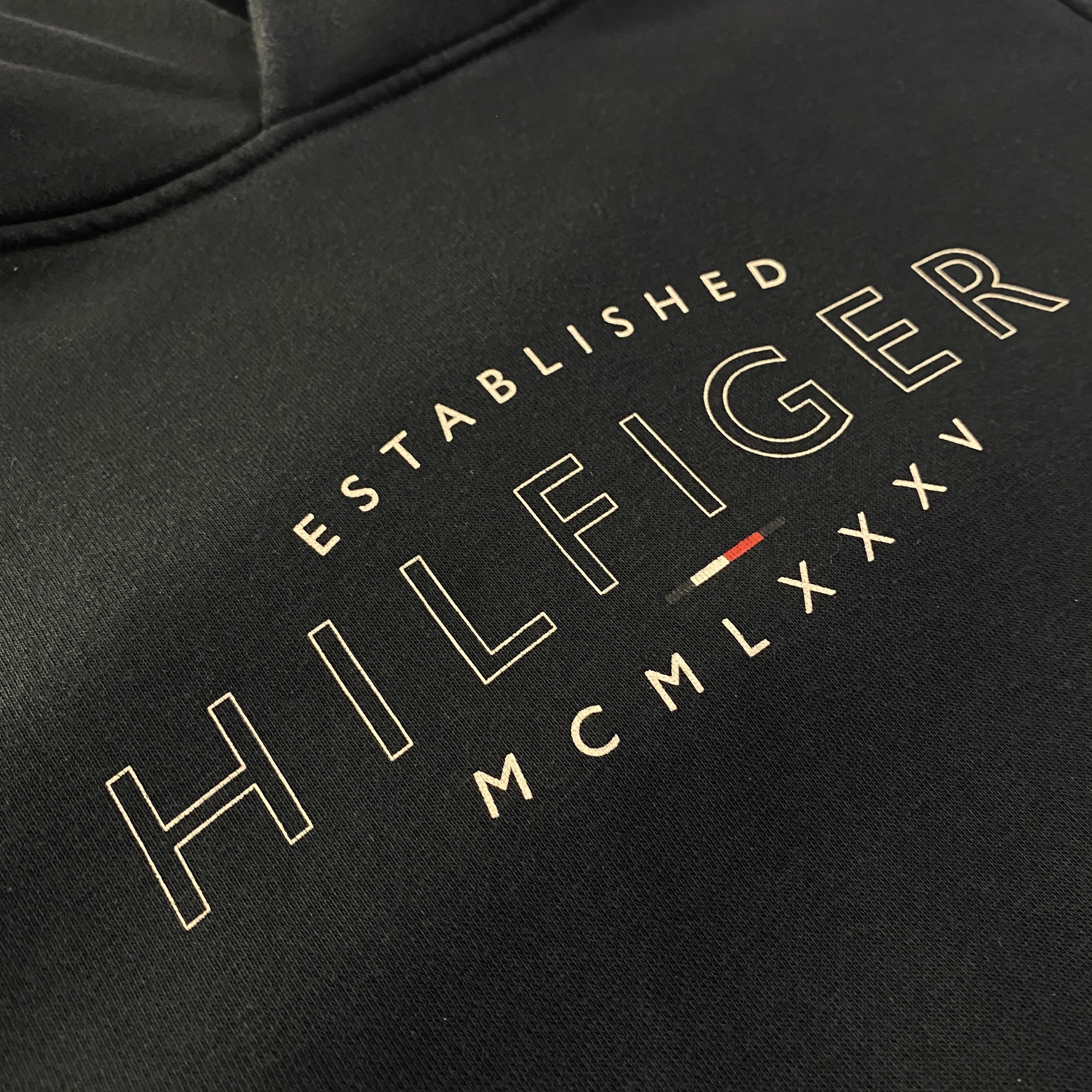 Sudadera con Capucha Tommy Hilfiger Established Azul Marino - detalle