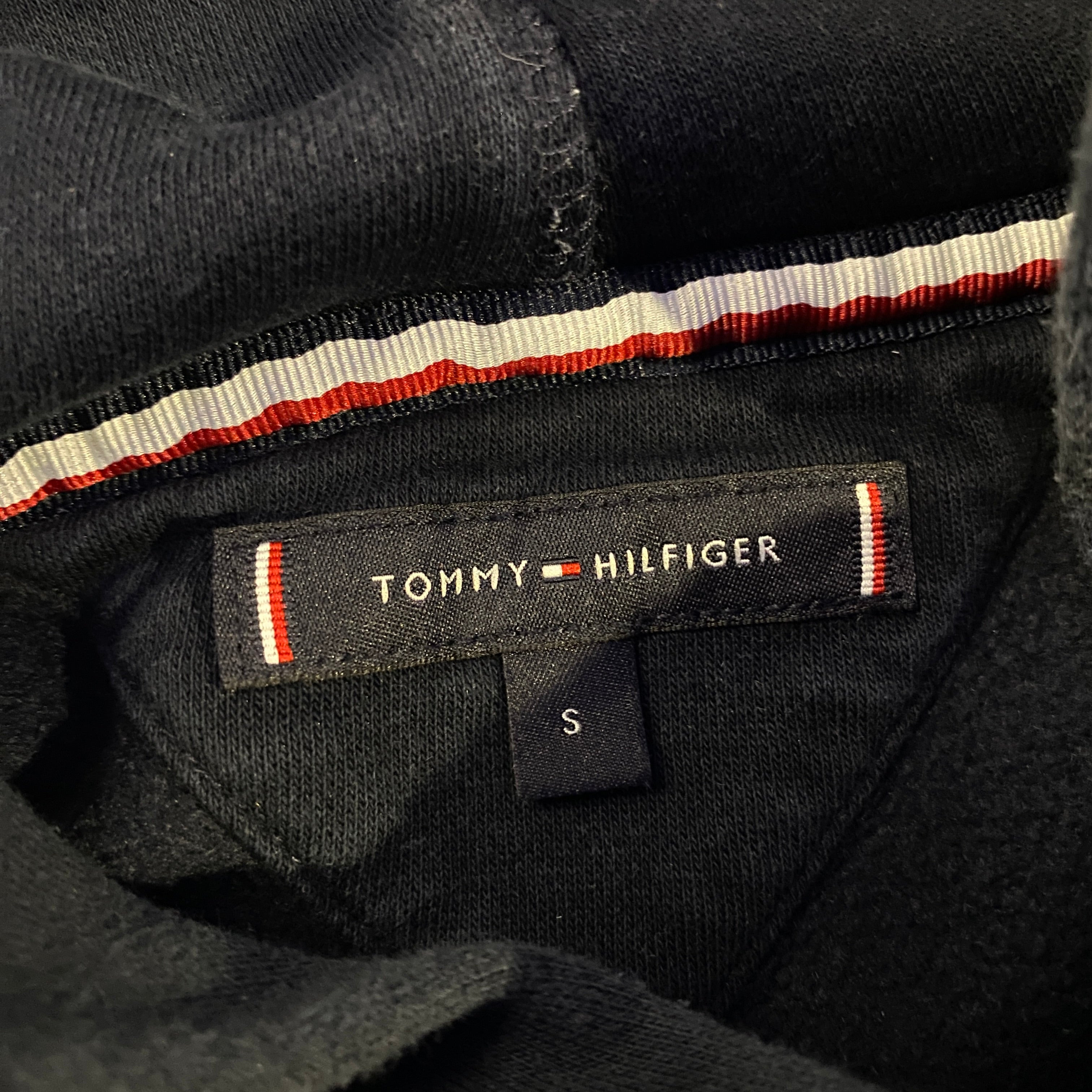 Sudadera con Capucha Tommy Hilfiger Established Azul Marino - detalle