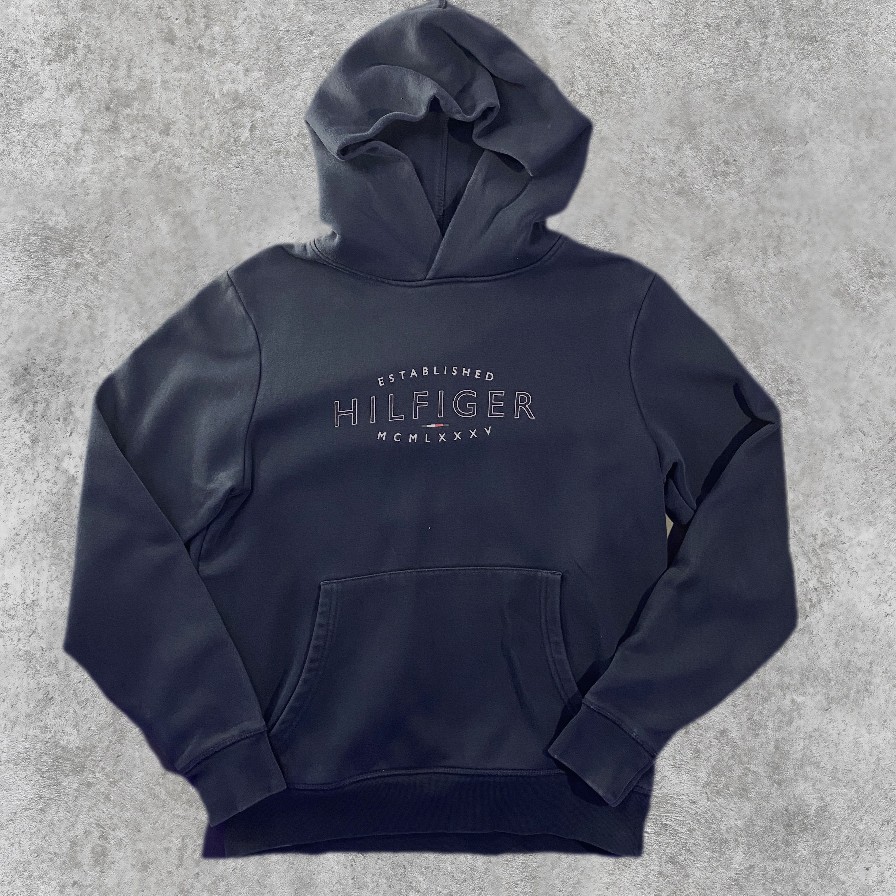 Sudadera con Capucha Tommy Hilfiger Established Azul Marino - frontal