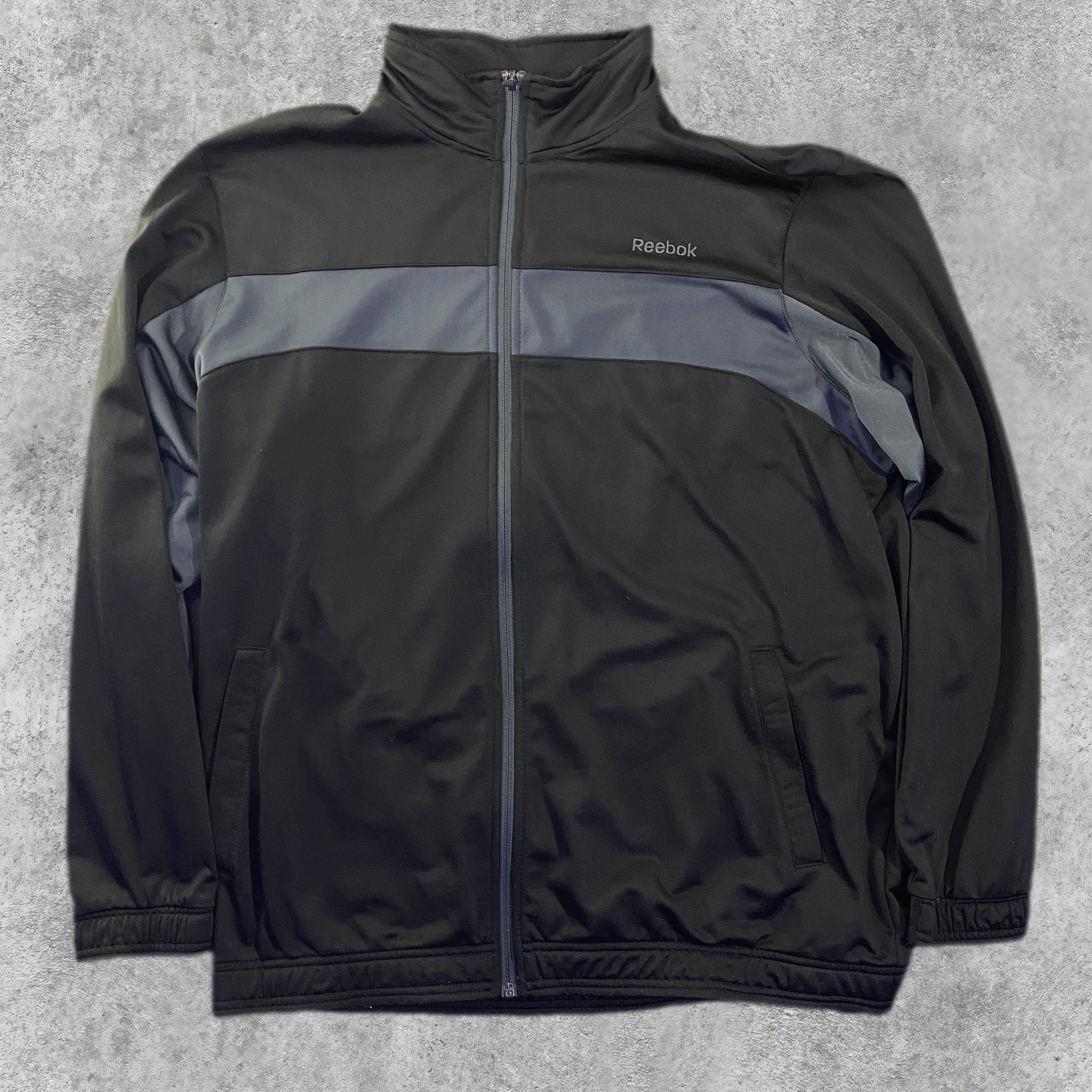 Chaqueta Reebok Chándal Cremallera Negra