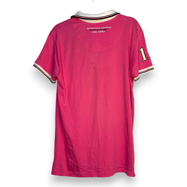 POLO KOROSHI ROSA FOSFORITO TALLA M