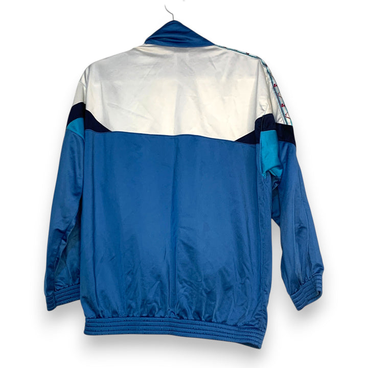 CHAQUETA TRACK LOTTO AZUL Y BLANCO TALLA M