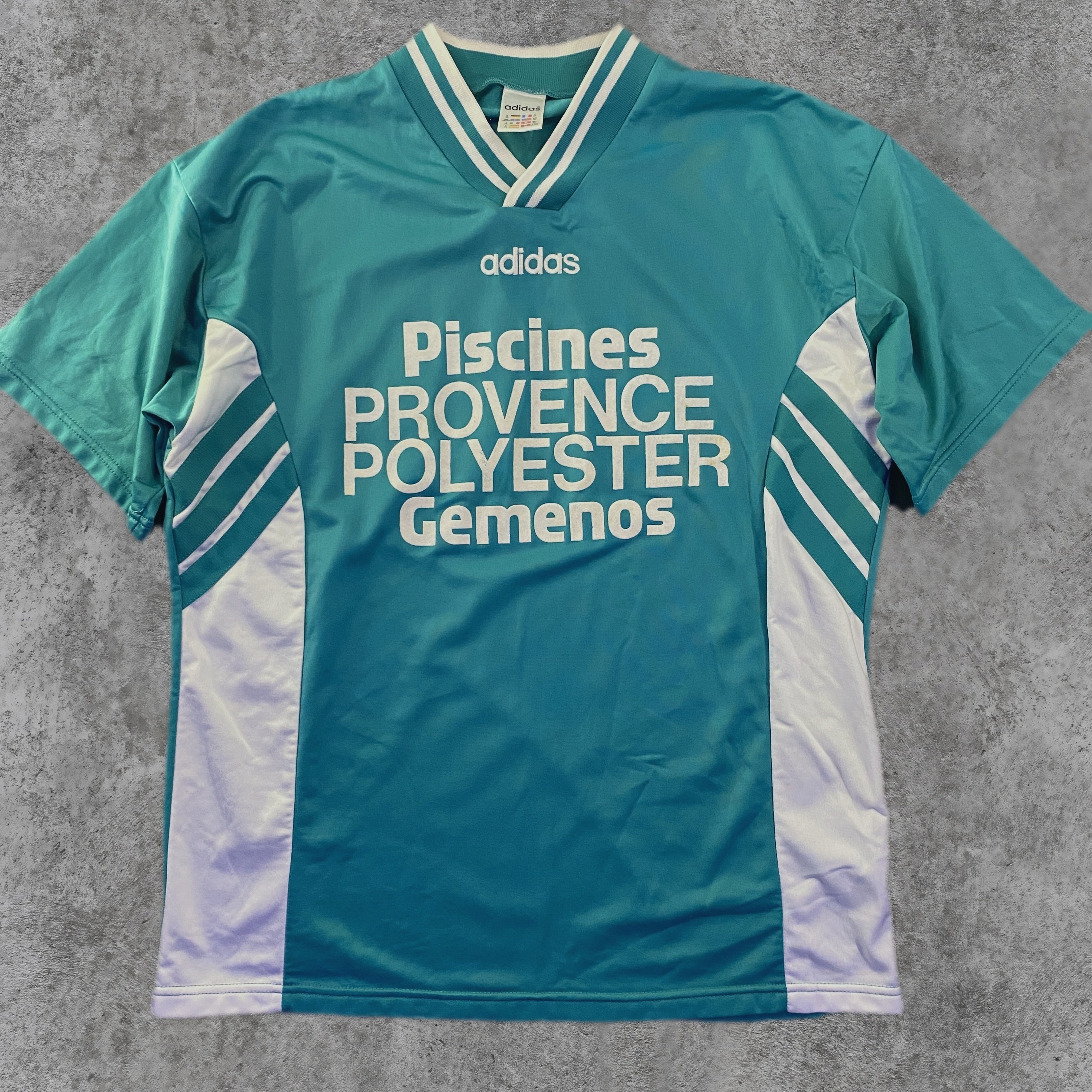 Camiseta adidas Fútbol Vintage Piscines Provence Verde