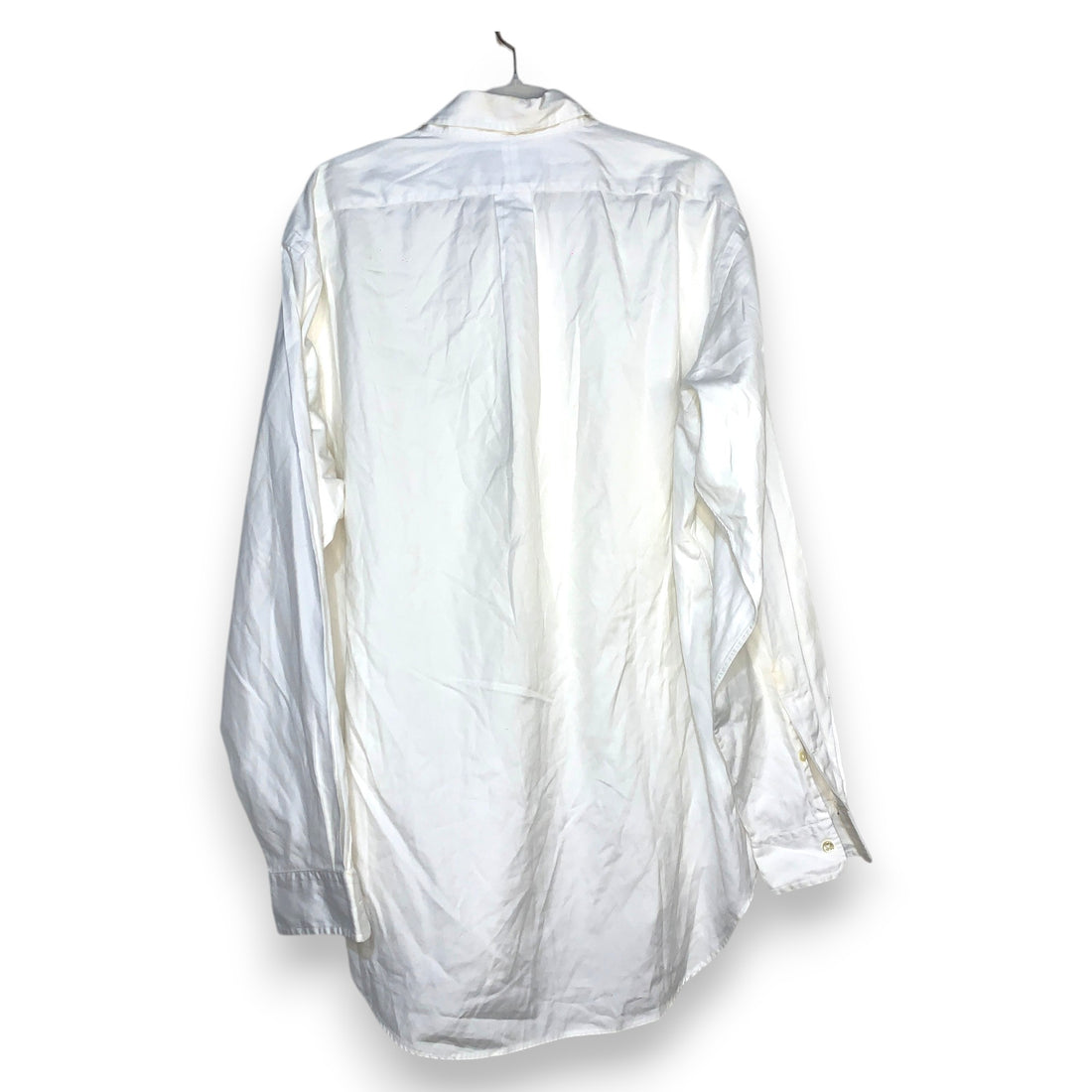 CAMISA POLO RALPH LAUREN OXFORD BLANCA BOTONES PERLA TALLA 16/L