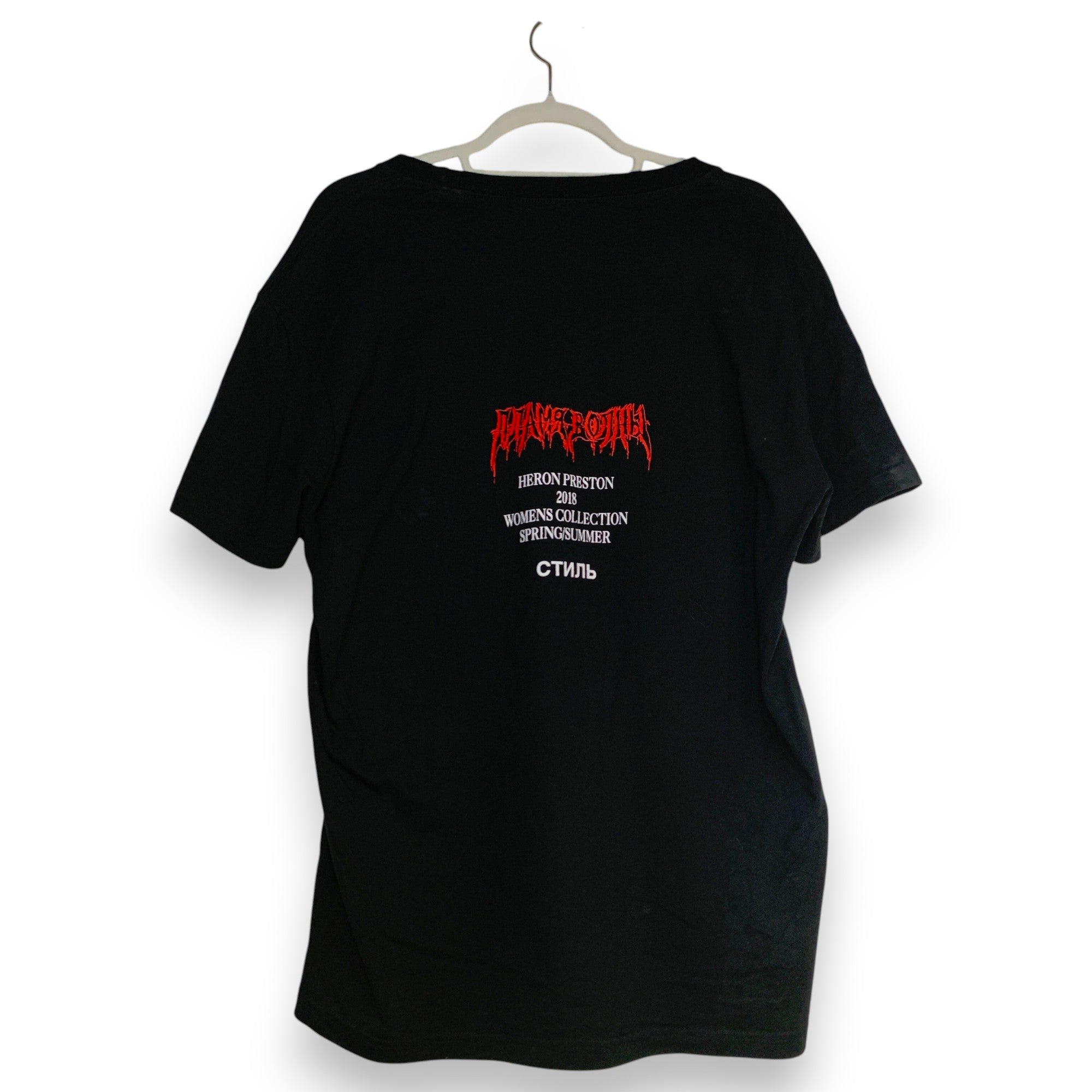 CAMISETA HERON PRESTON "DIAMOND PONY" NEGRO L