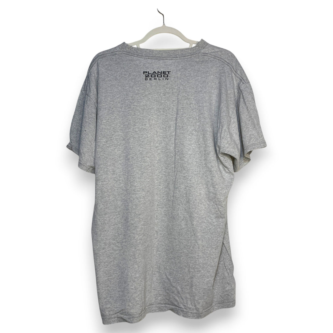 CAMISETA PLANET HOLLYWOOD LOGO GRIS MELANGE TALLA L