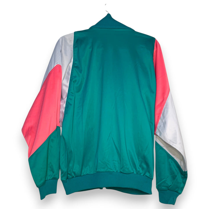 CHAQUETA ATHLET A DEPORTIVA TRACK JACKET TURQUESA PASTEL MULTICOLOR TALLA XL DAMAS