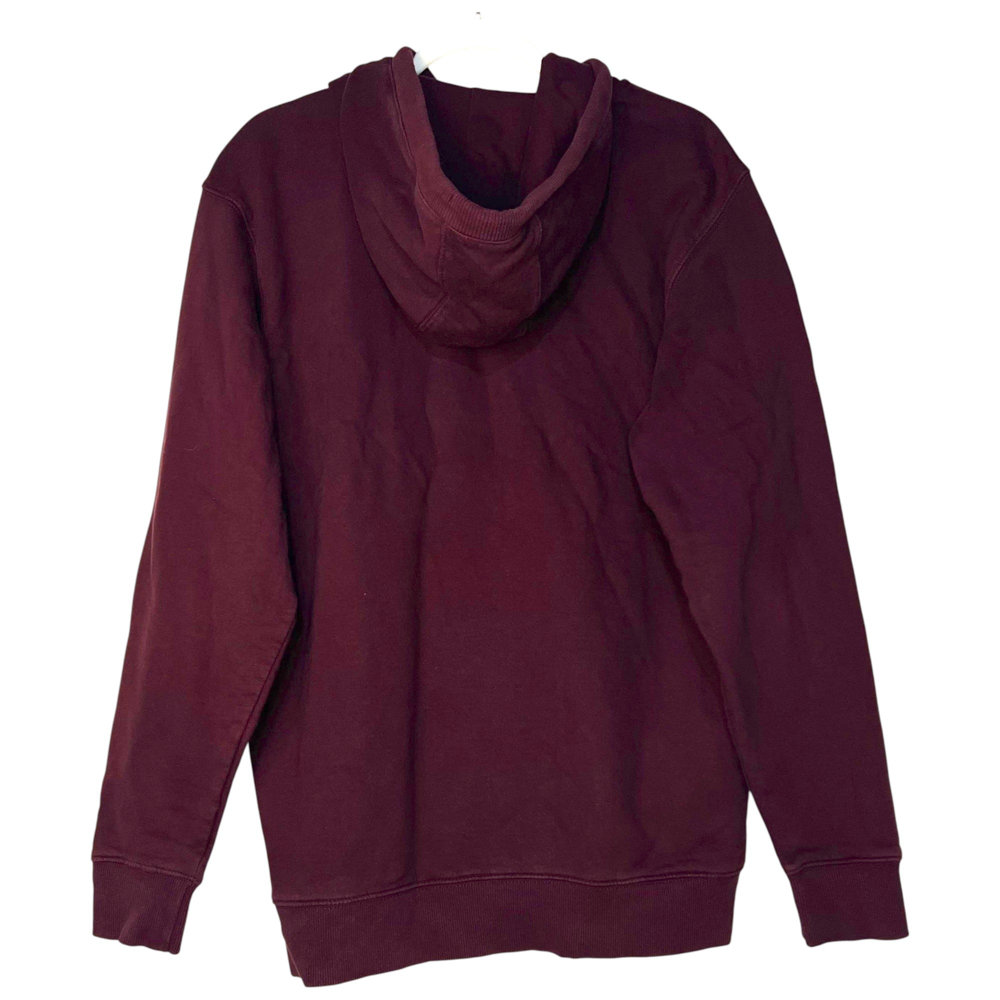 SUDADERA CON CAPUCHA VANS BURDEOS LISA