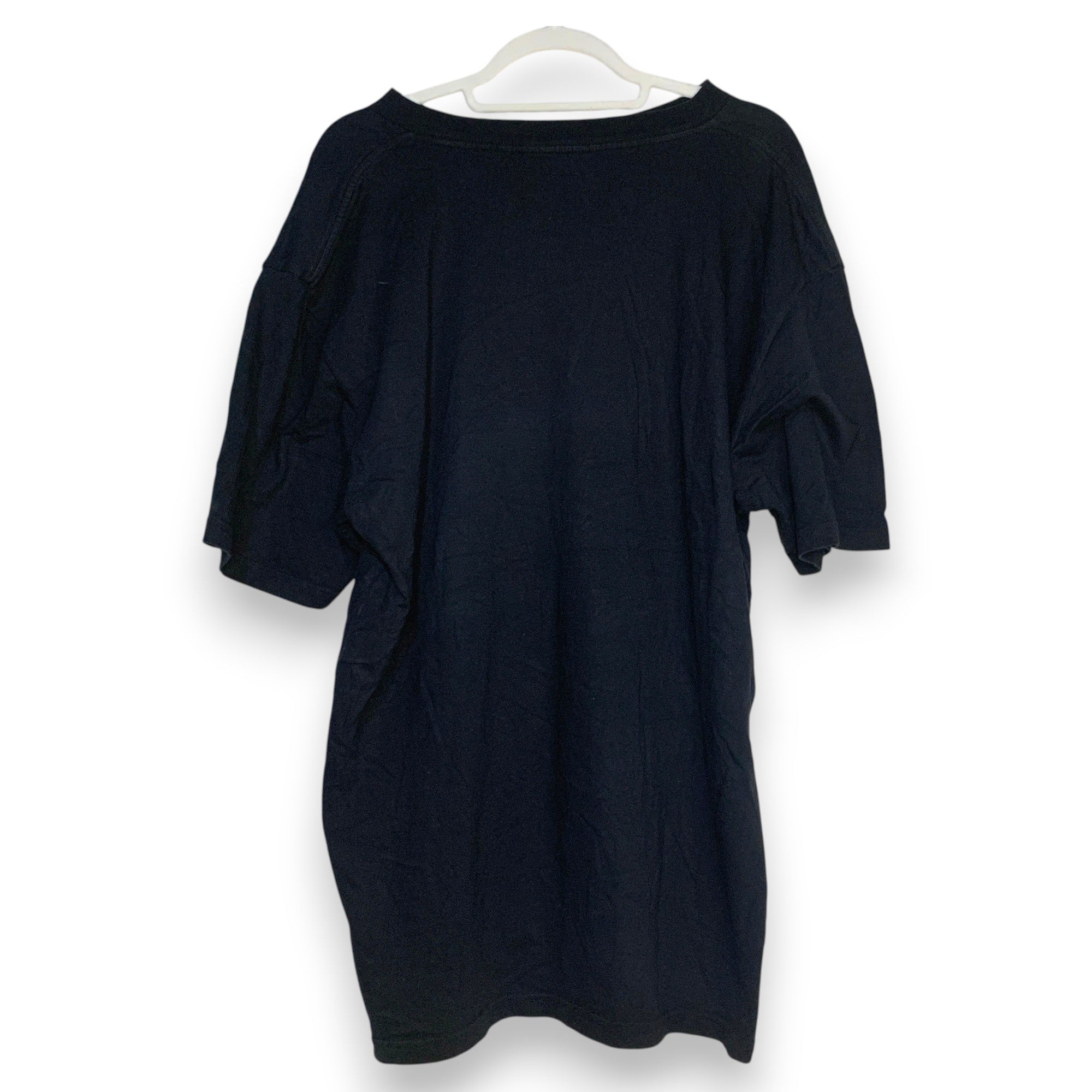 CAMISETA CARHARTT WIP LOGO ONDAS NEGRO OVERSIZE TALLA XXL