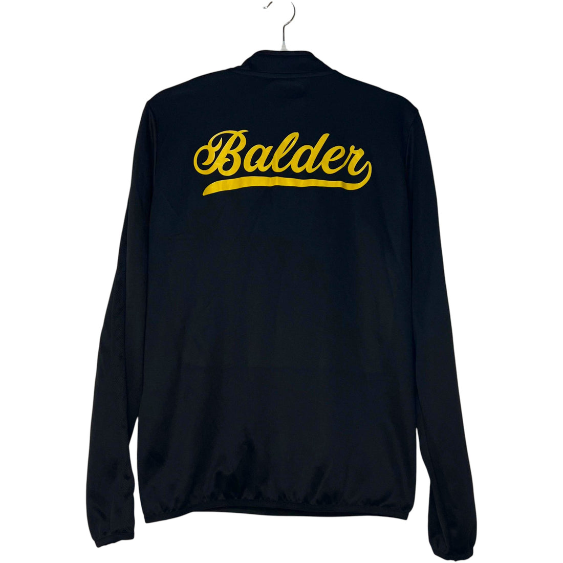 SUDADERA KAPPA NEGRA "BALDER" PERSONALIZADA