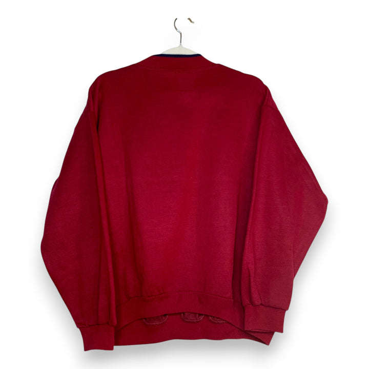 SUDADERA NORDIC WINTER IONVIMS CREW BURDEOS TALLA L