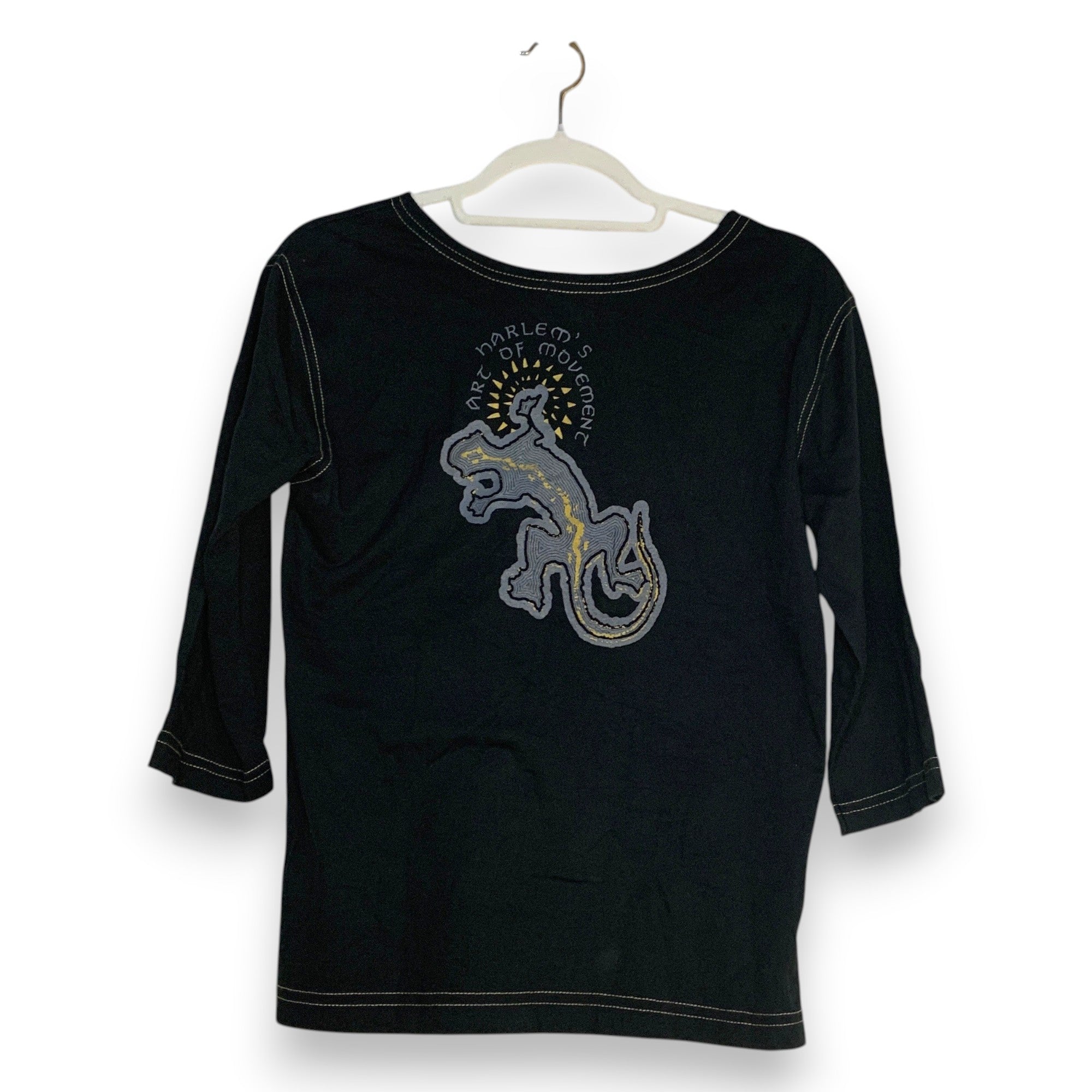 CAMISETA HARLEM'S "TROPICAL" LIZARD ART OF MOVEMENT NEGRO