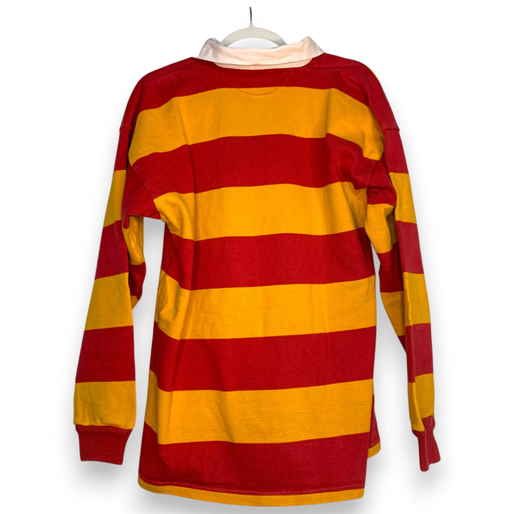 POLO PEVERIL AMARILLO MOSTAZA & ROJO TALLA L