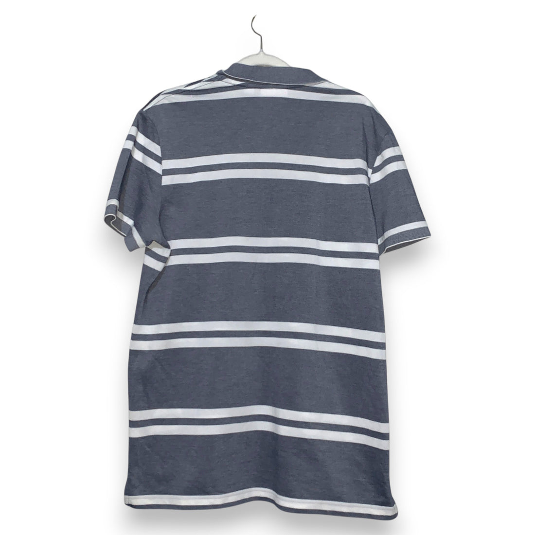 LACOSTE POLO RAYAS GRIS-AZUL BLANCO TALLA L