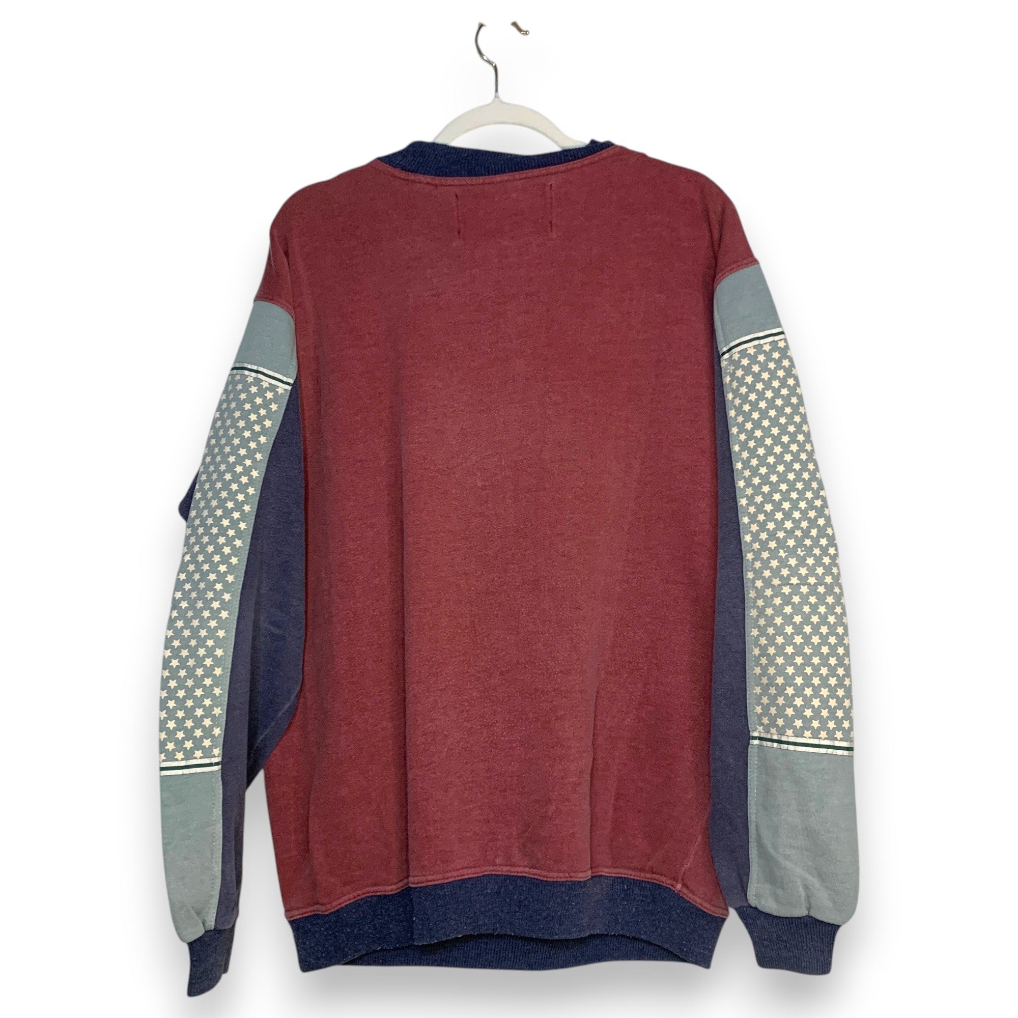 SUDADERA JUMPER AMERICA AUTHENTIC COMPARTMENT ROJO VINO TALLA M