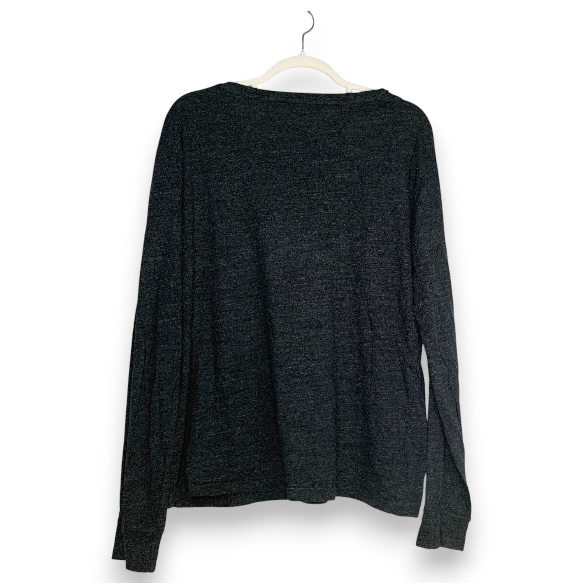 CAMISETA LARGA RALPH LAUREN NEGRO CLARO TALLA M