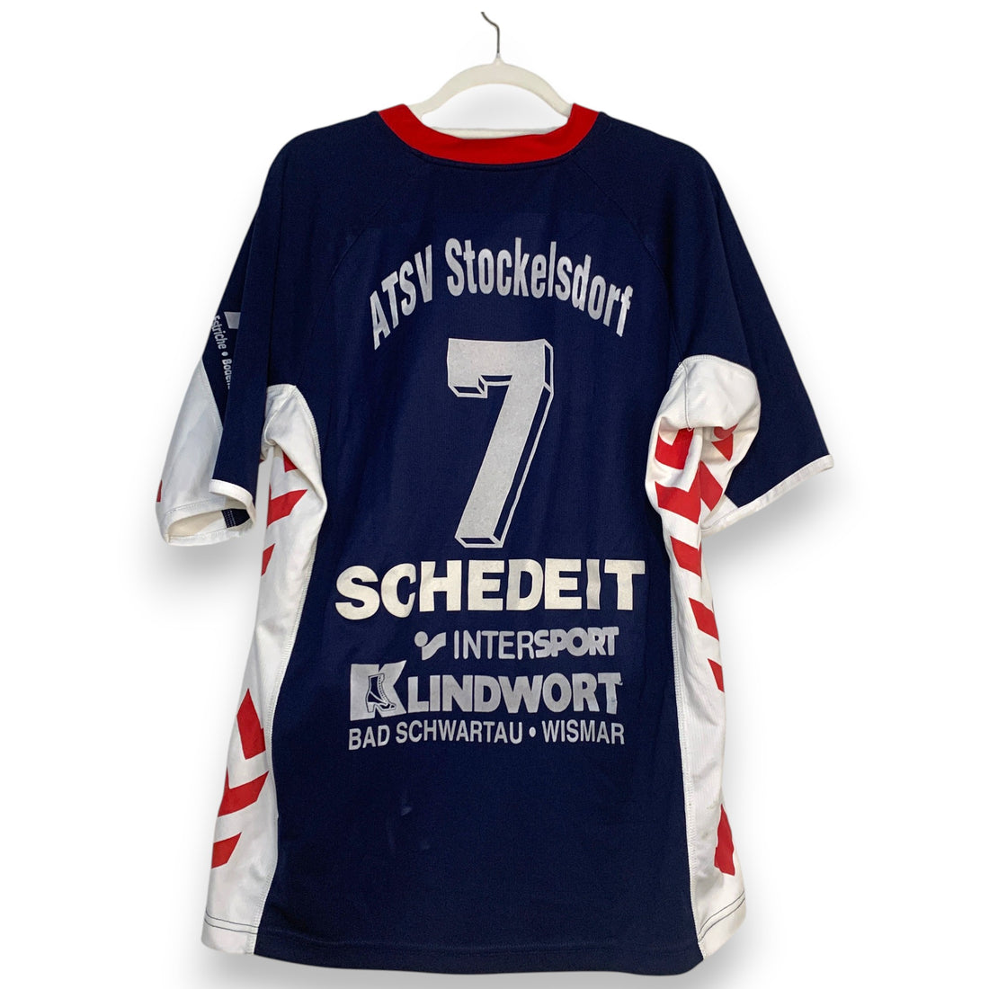 CAMISETA HUMMEL ATSV STOCKE LSDORF 7 AZUL MARINO TALLA XL