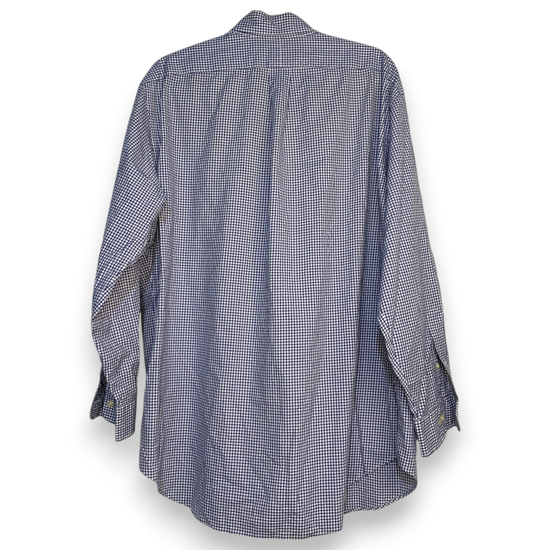 CAMISA RALPH LAUREN OXFORD RAYAS AZUL-CLARO TALLA 17 / CLASSIC FIT