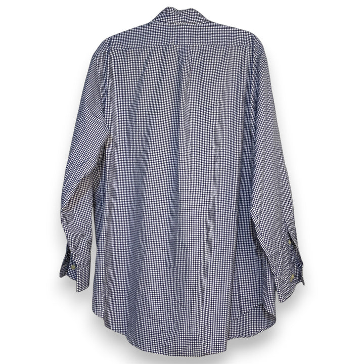 CAMISA RALPH LAUREN OXFORD RAYAS AZUL-CLARO TALLA 17 / CLASSIC FIT