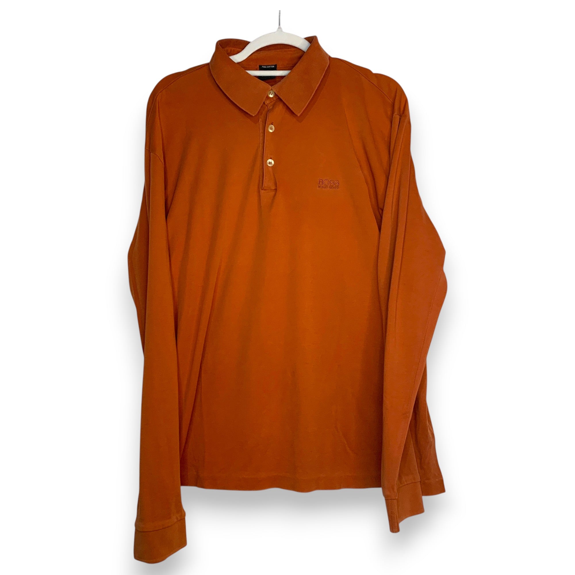 POLO HUGO BOSS NARANJA CLARO TALLA L