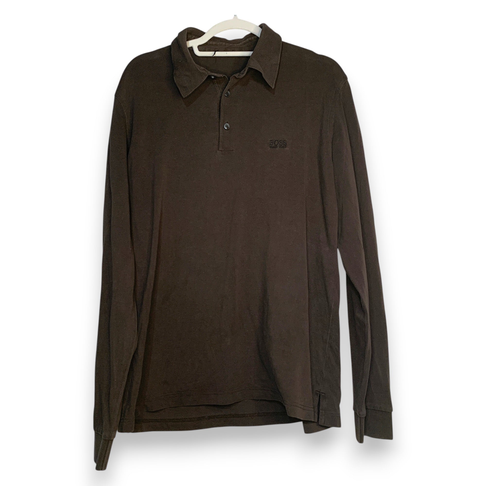 POLO HUGO BOSS NEGRO CLARO TALLA M