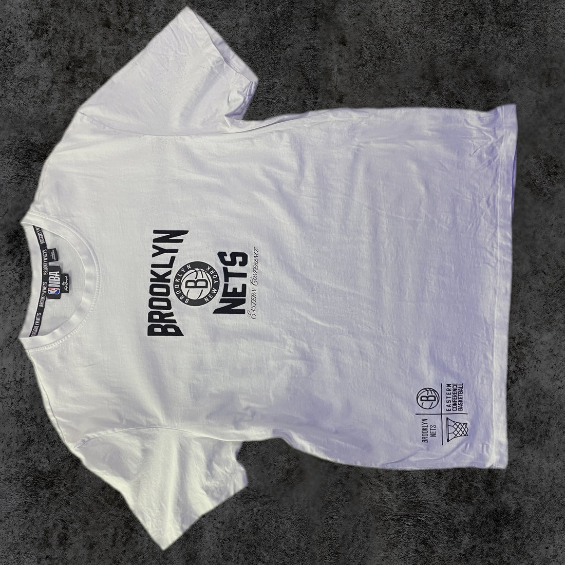 Camiseta NBA Brooklyn Nets blanca frontal