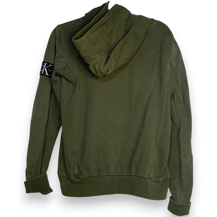 SUDADERA CALVIN KLEIN JEANS VERDE BOSQUE TALLA M