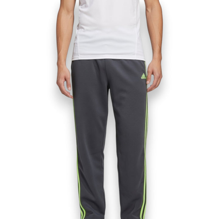 CHÁNDAL LARGO ADIDAS GRIS OSCURO CON VERDE NEÓN