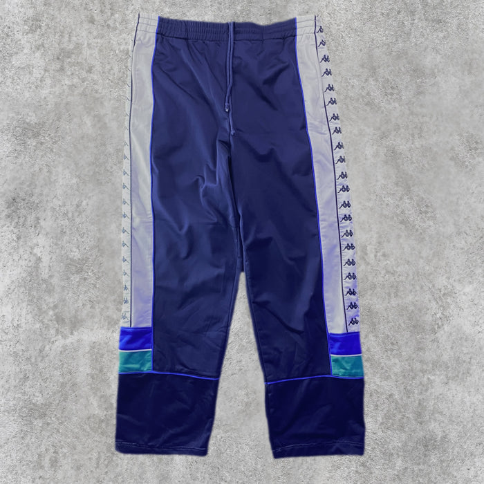 Pantalón Chándal Kappa Banda Omini Paneles Azul Marino