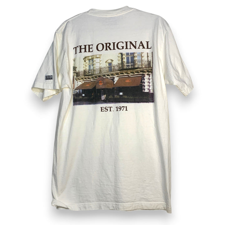 CAMISETA HARD ROCK CAFE LONDON BLANCA TALLA M ("HEAVY TEE")