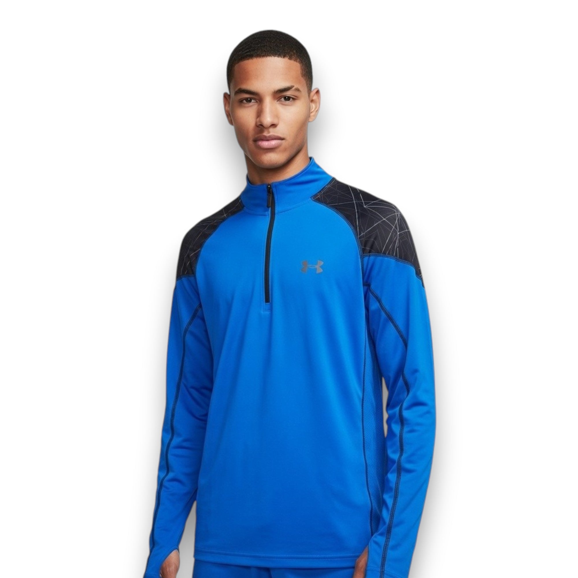 SUDADERA UNDER ARMOUR AZUL ELÉCTRICO