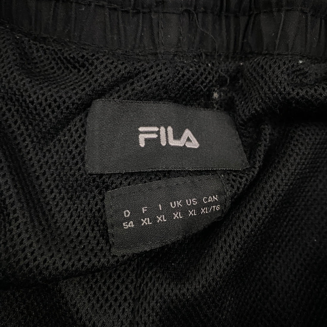 Pantalón Chándal Fila Vivo Rojo Paneles Lila Negro