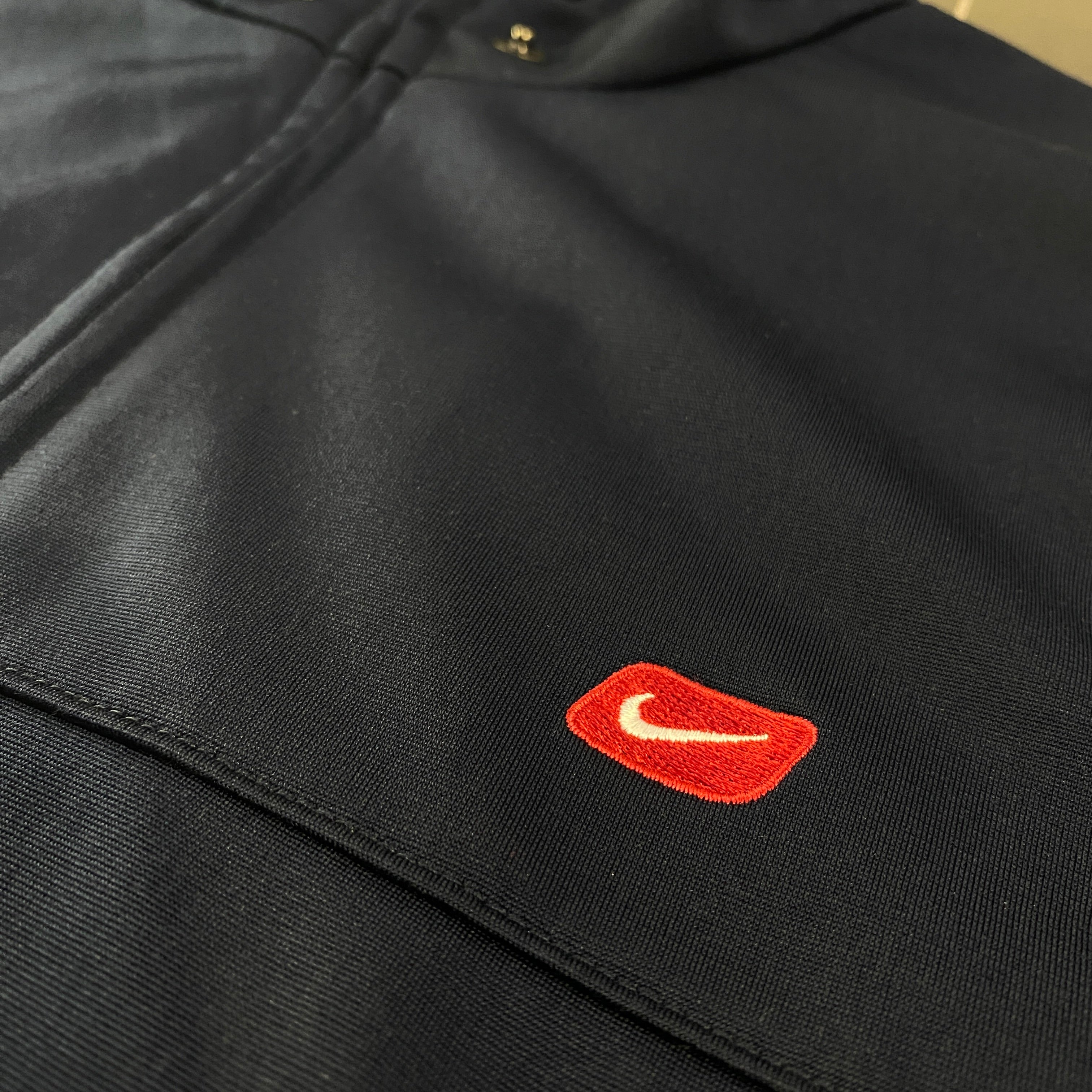 Chaqueta Chándal Nike Vintage Swoosh Bordado Azul Marino