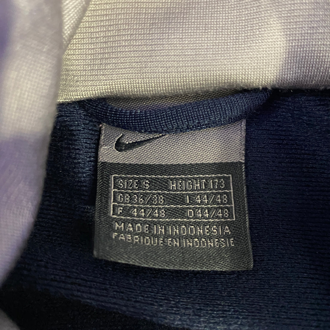 Chaqueta Chándal Nike Vintage Swoosh Bordado Azul Marino