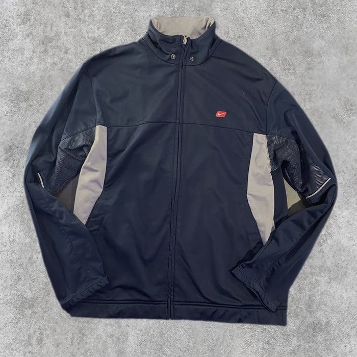 Chaqueta Chándal Nike Vintage Swoosh Bordado Azul Marino