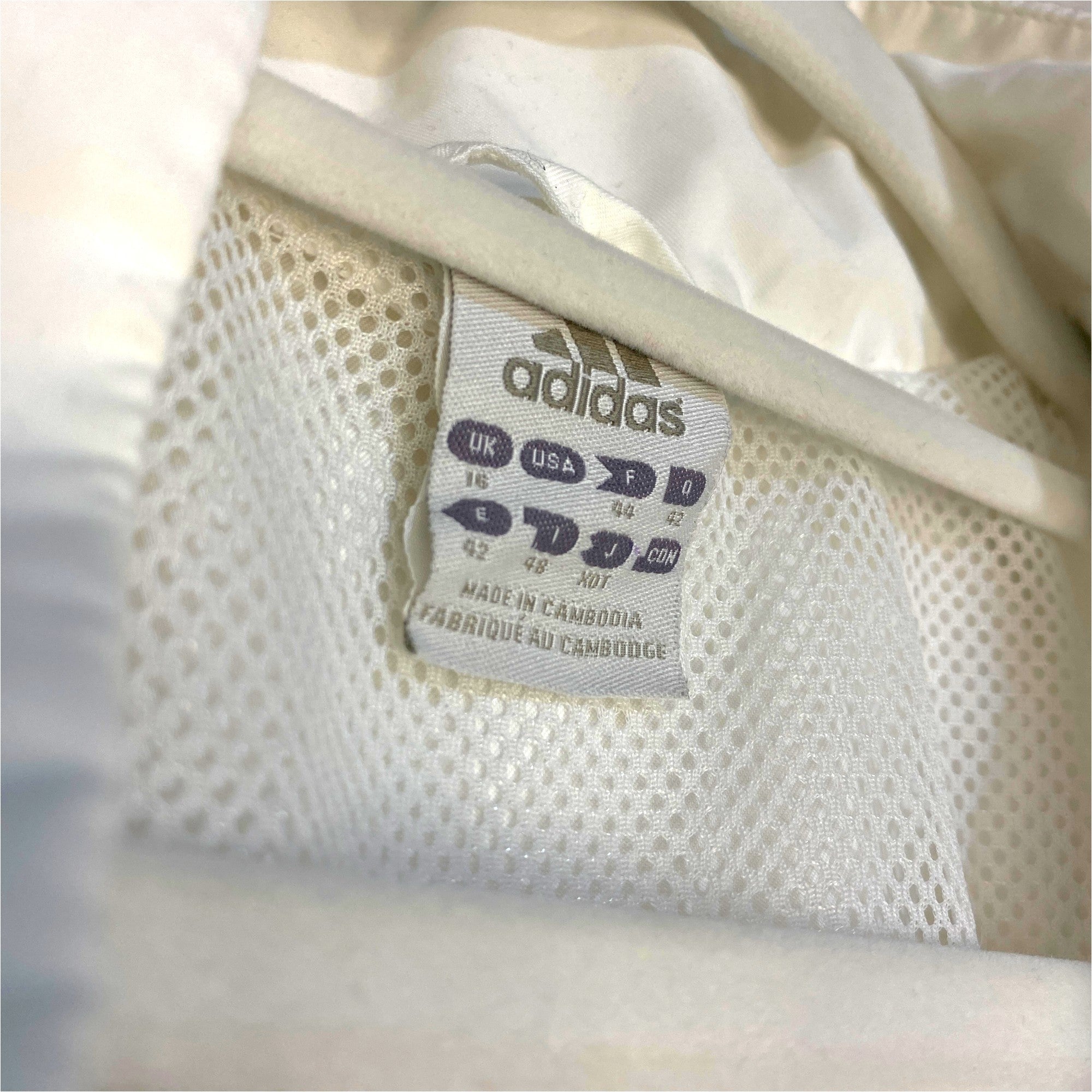 CHAQUETA ADIDAS BLANCA