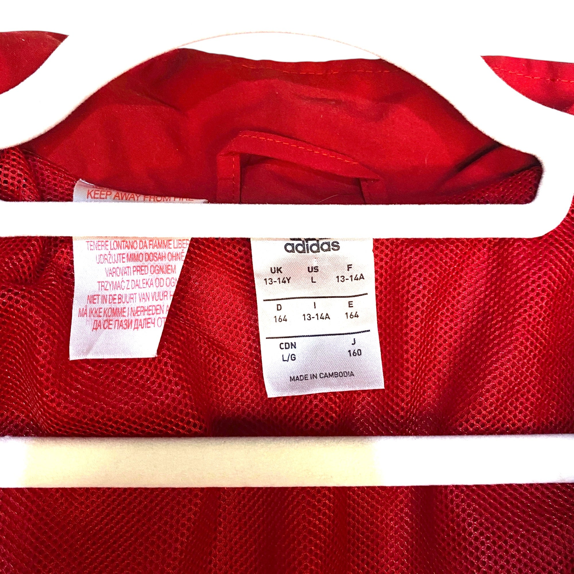 CHAQUETA ADIDAS ROJA SELECCIÓN ESPAÑOLA