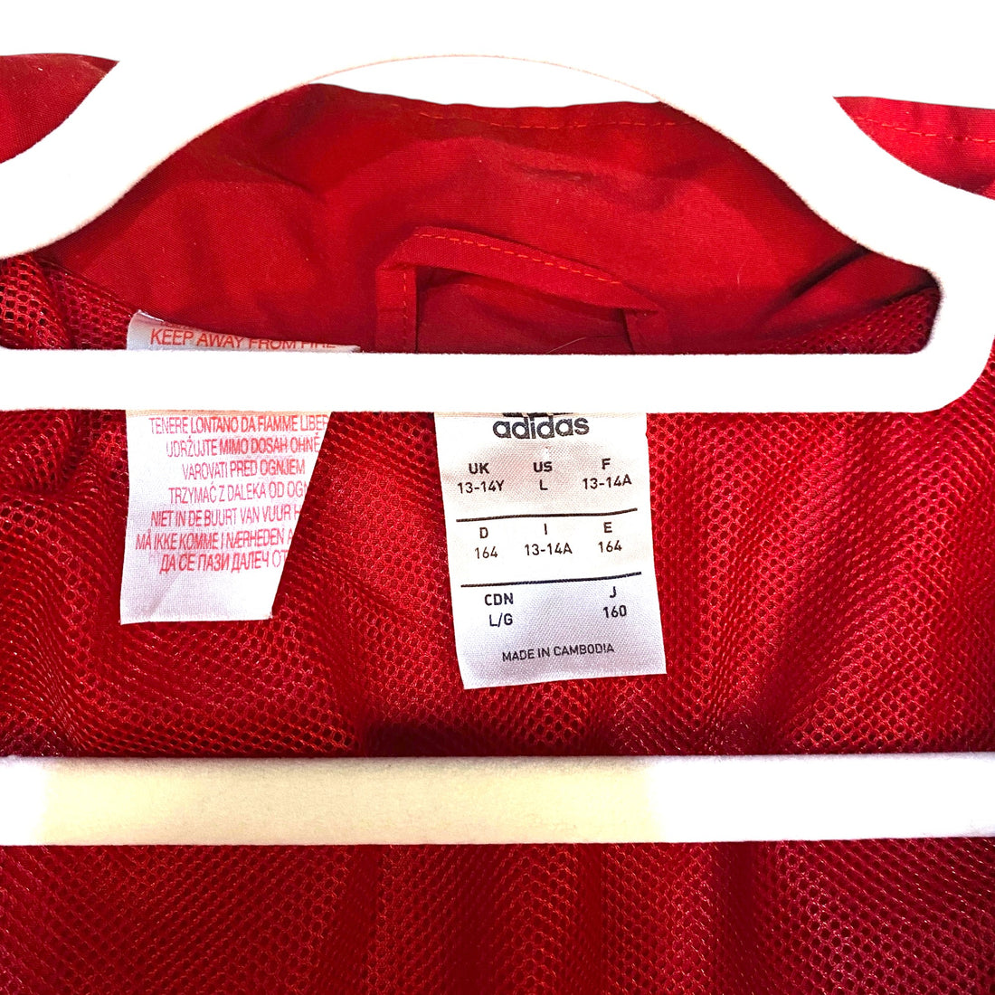 CHAQUETA ADIDAS ROJA SELECCIÓN ESPAÑOLA